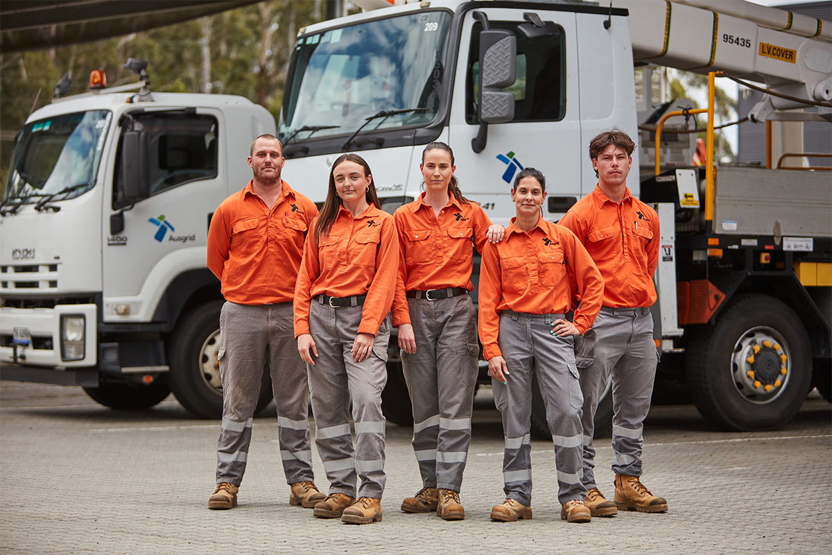 Ourimbah Apprentices in front of truck