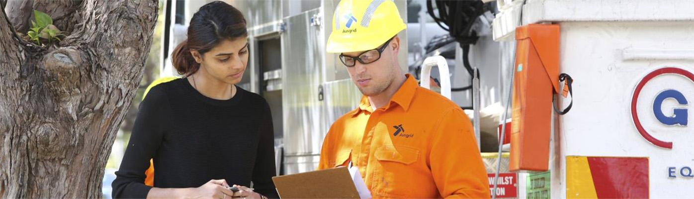 Customers and crews talking