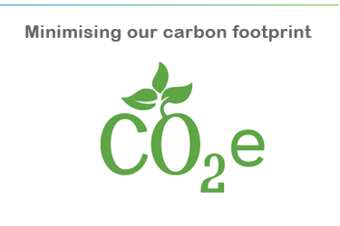Minimising our own carbon footprint