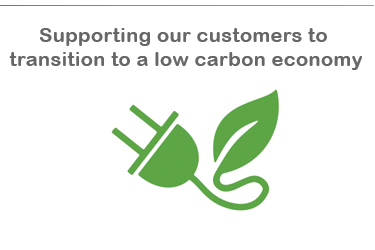 Supporting our customers to transition to a low carbon economy
