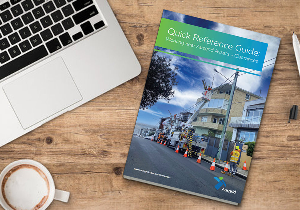 Picture showing the Quick Reference Guide for Overhead Powerlines